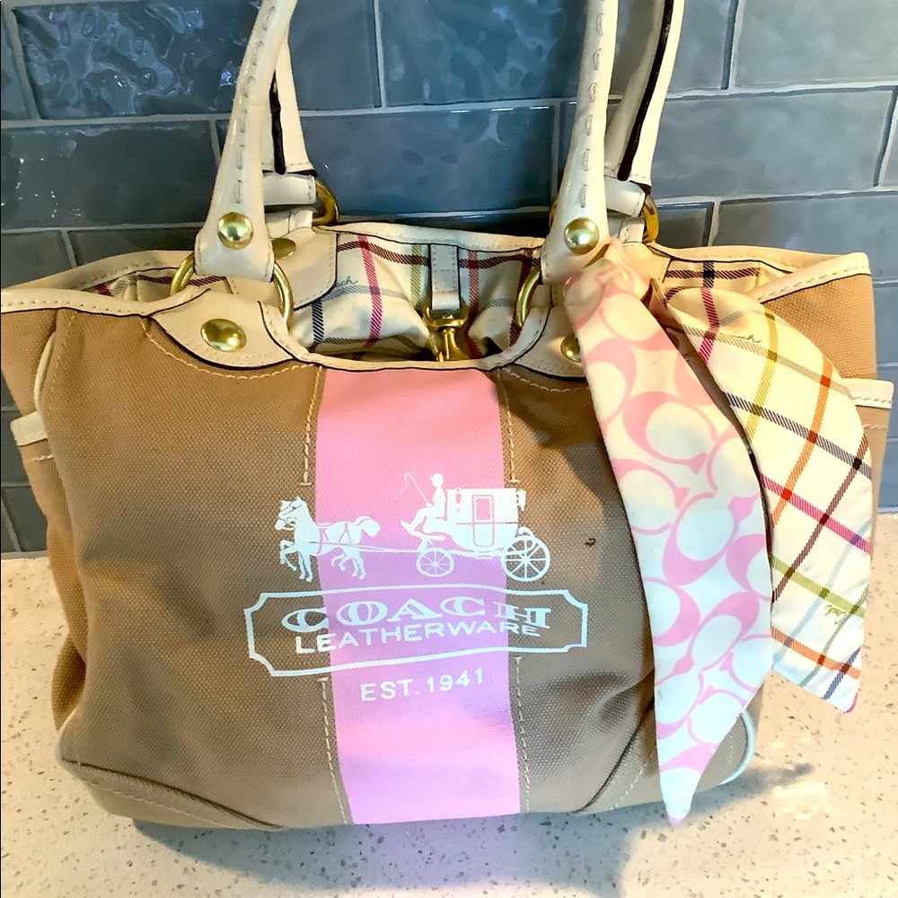 Coach Canvas bag, gently used